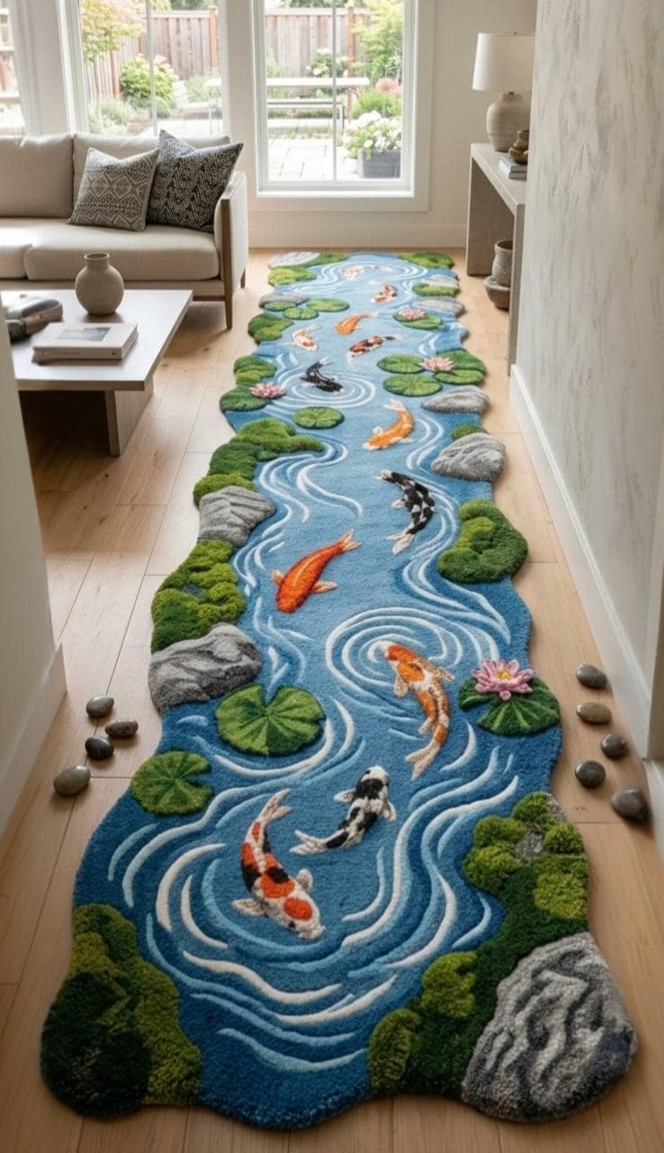 Koi Tuft Rug - Etsy