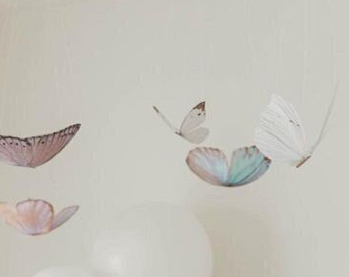Goliath Floating Paper Butterfly Decor Whimsical Butterfly party decor