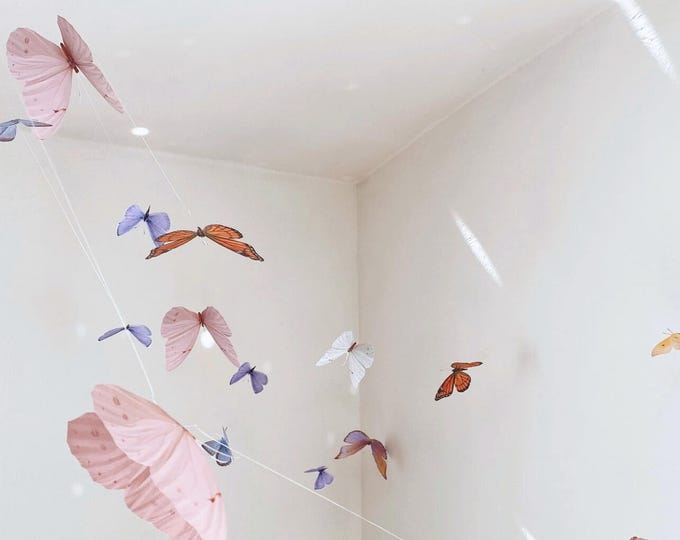 Butterfly Garland Floating Decor