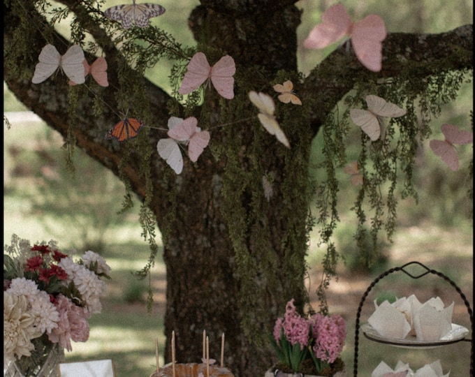 Butterfly Garland Floating Decor