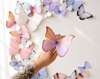 Small Pastel Paper Butterfly Decor