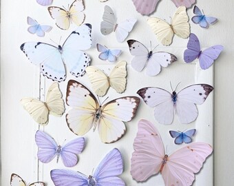 Fairy Tale paper butterfly decor, nursery, baby shower, home decor