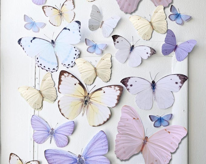 Fairy Tale paper butterfly decor, nursery, baby shower, home decor