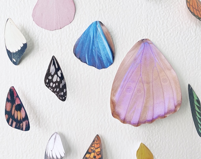 Paper Butterfly wing garland set of 4