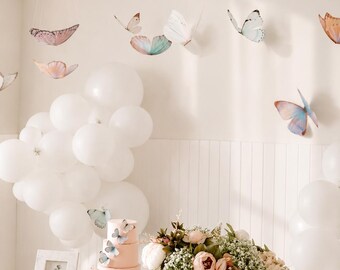 Goliath Floating Paper Butterfly Whimsical party decor for Room, Nursery, Woodland-Themed Events & Baby Showers