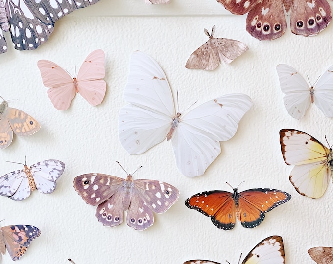 Woodland Nursery wall decor butterfly wall decor Woodsy collection