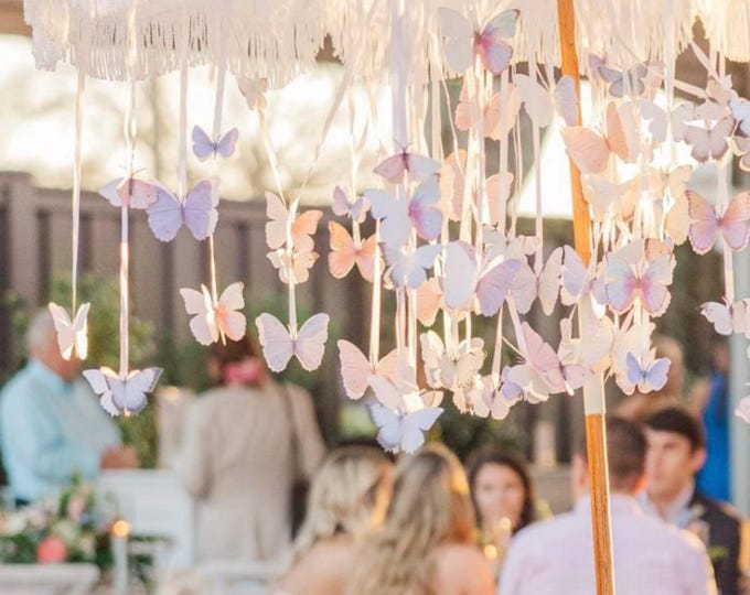 250 Petite Pastel Paper Butterflies: Elegant Decor for Weddings, Nurseries, Invitations & Walls