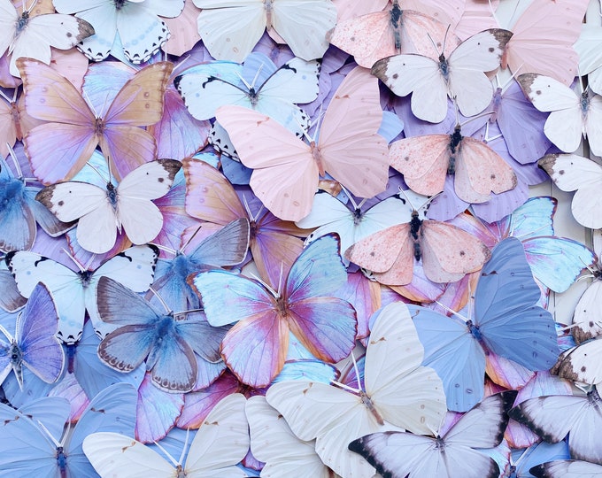 250 Petite Pastel Paper Butterflies: Elegant Decor for Weddings, Nurseries, Invitations & Walls