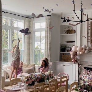Goliath Floating Paper Butterfly Decor Whimsical Butterfly baby shower Child room decor