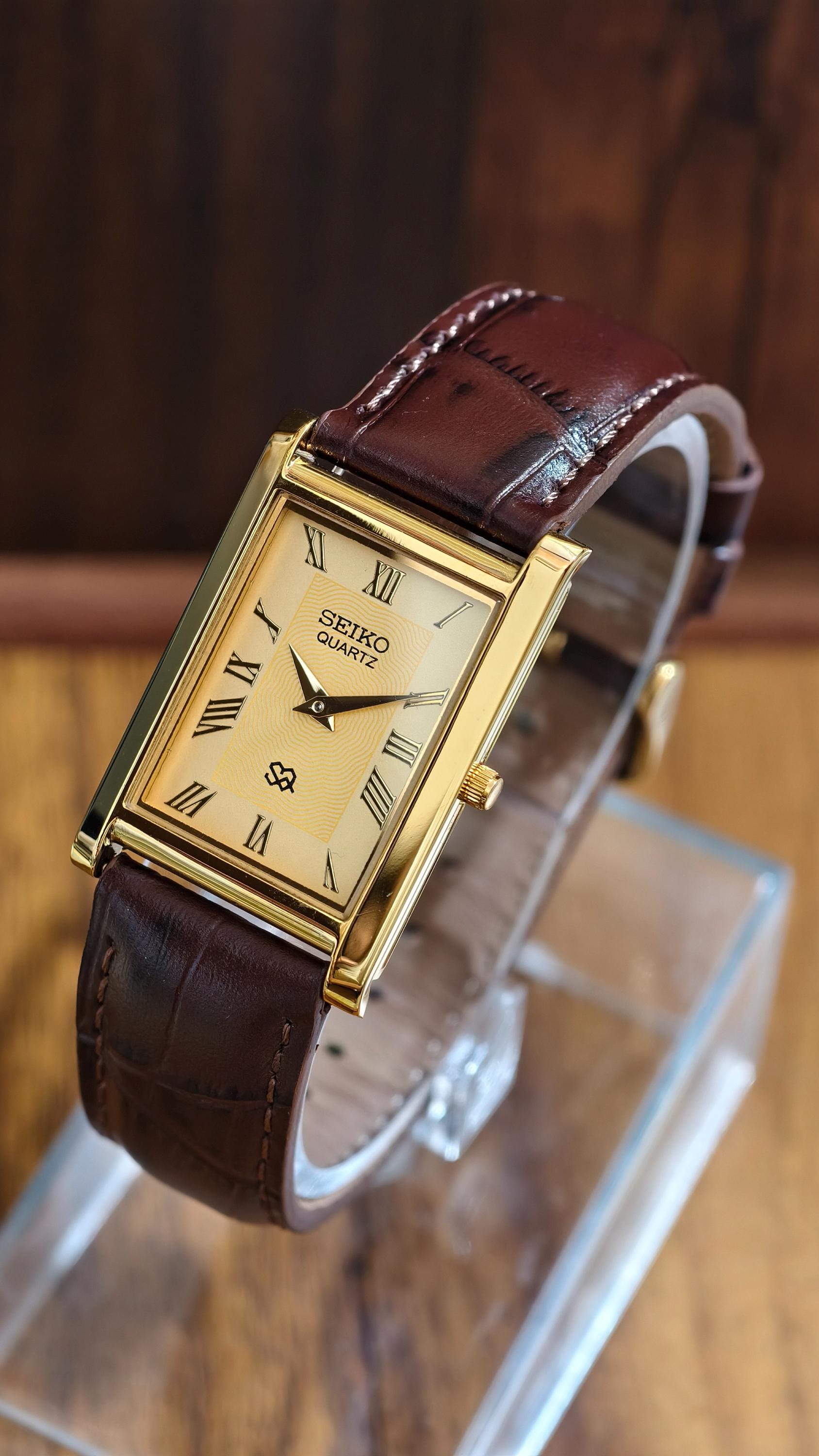 SEIKO 腕時計 バングルウォッチ ローマン ゴールド アンティーク ヴィンテージセイコーゴールド - Etsy 日本
