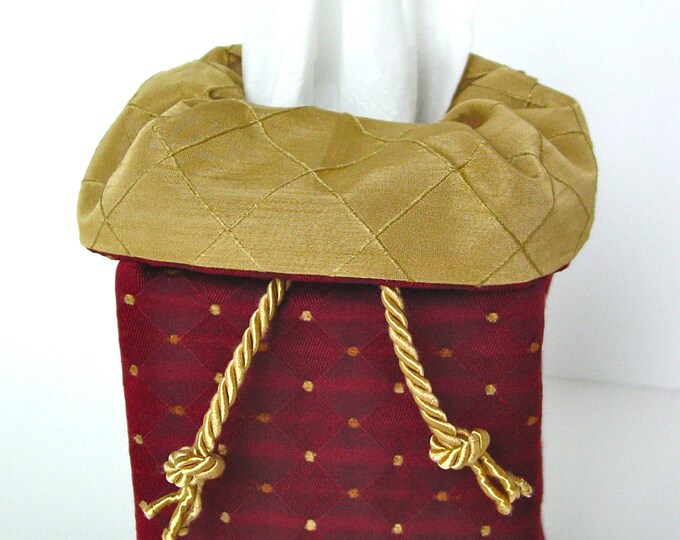 Fabric Tissue Box Cover in Decorator Fabrics Etsy