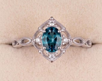 Festival Blue Topaz Ring, 925 Sterling Silver Gemstone Jewelry, Elegant Statement Ring for Women, Festive Gift, December Birthstone Jewelry