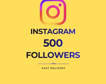 500 seguidores en Instagram / Servicio de crecimiento rápido, promoción en redes sociales