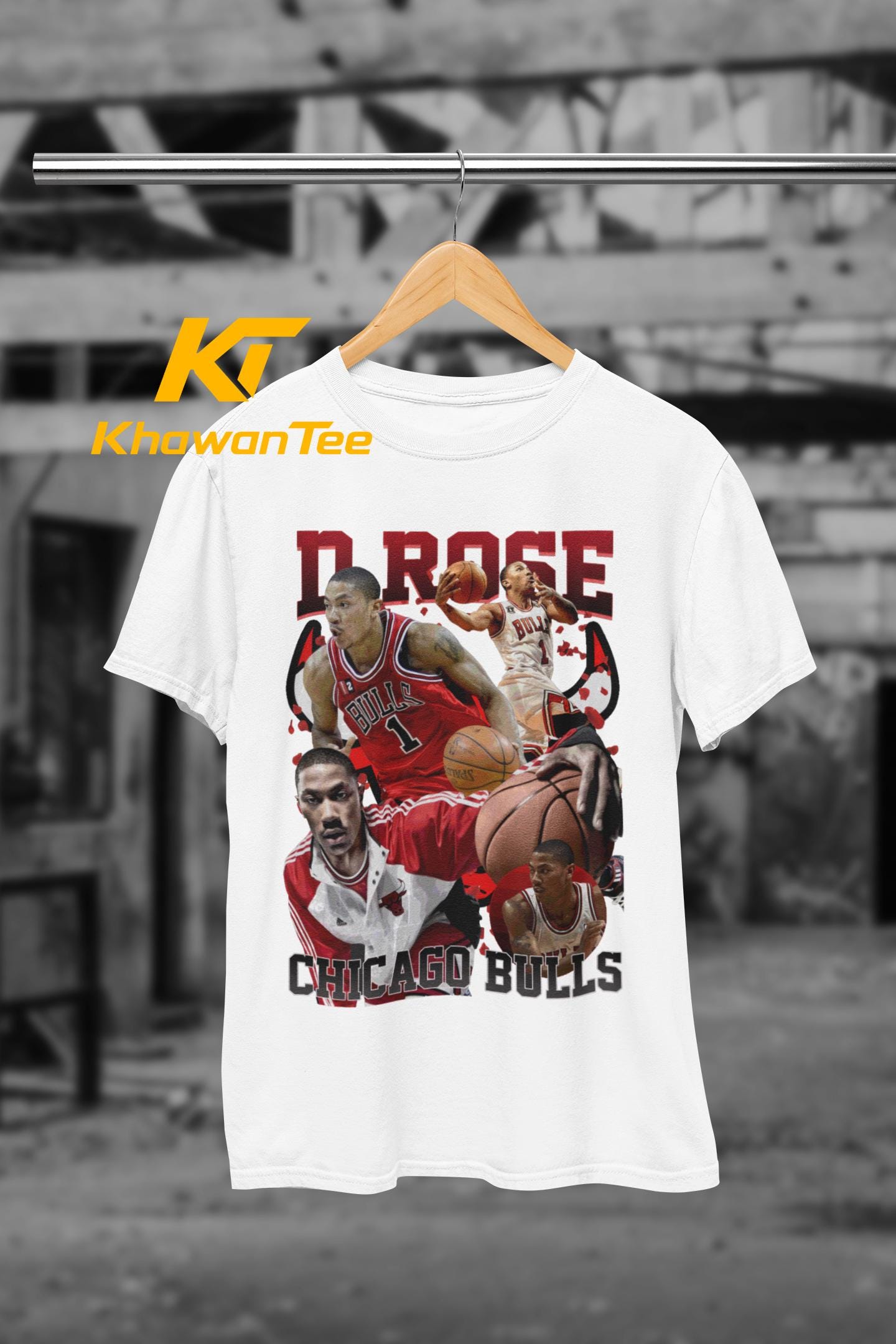  シカゴ ブルズ 1 デレクローズさん XXL 古着 ゲームシャツ Derrick Rose T Shirts - Etsy