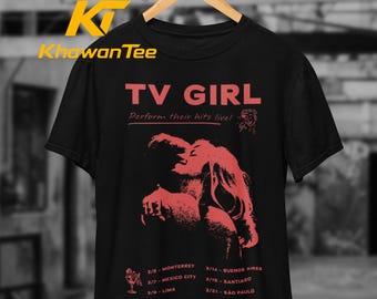 TV Girl Unisex-T-Shirt – French Exit Album-Shirt – Grafik-Shirt für Musikbands – Bedrucktes Musik-Merchandise als Geschenk