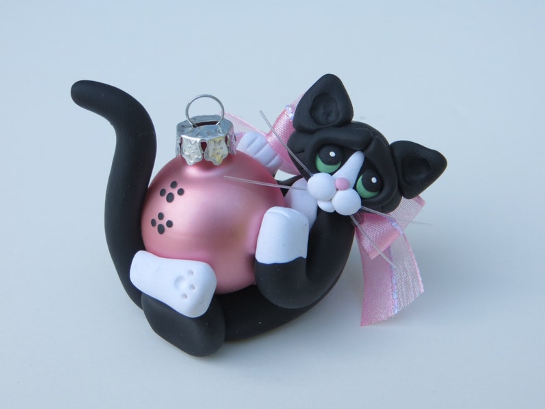 tuxedo cat figurines