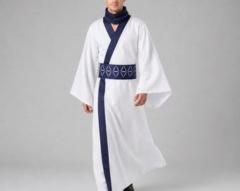 Men’s Anime Inspired Robe Costume | Fantasy Cosplay Outfit | Halloween Party Outfit