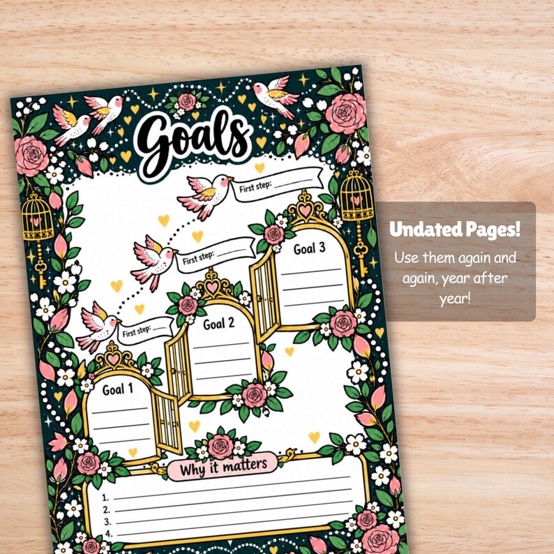 November Bullet Journal Bundle - Open Birdcage Garden - Fall Planner ...
