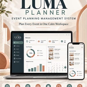 Digital Event Planner Web App, Dashboard, Guest List, RSVP, Budget, Vendor and Task Tracker