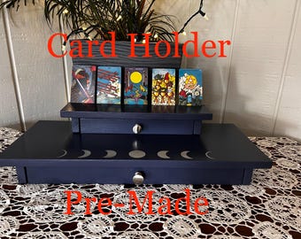 Sacred Shrine Altar Table Handcrafted from Reincarnated wood for Card Readings