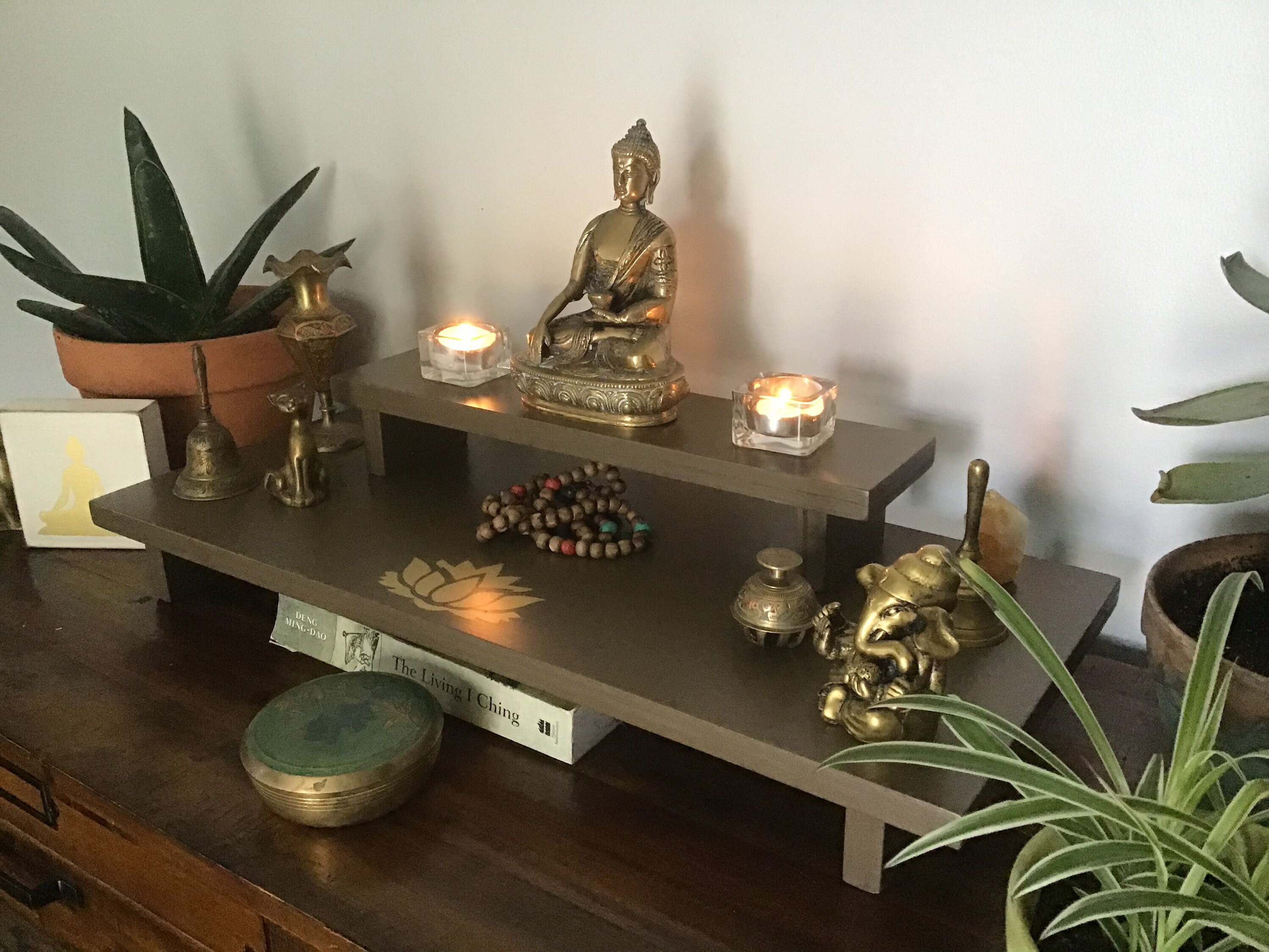 Handmade Altar Table Spiritual Practice Altar Table for Meditation ...