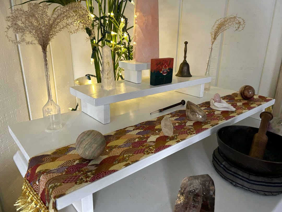 Handmade Altar Table Spiritual Practice Altar Table for Meditation ...