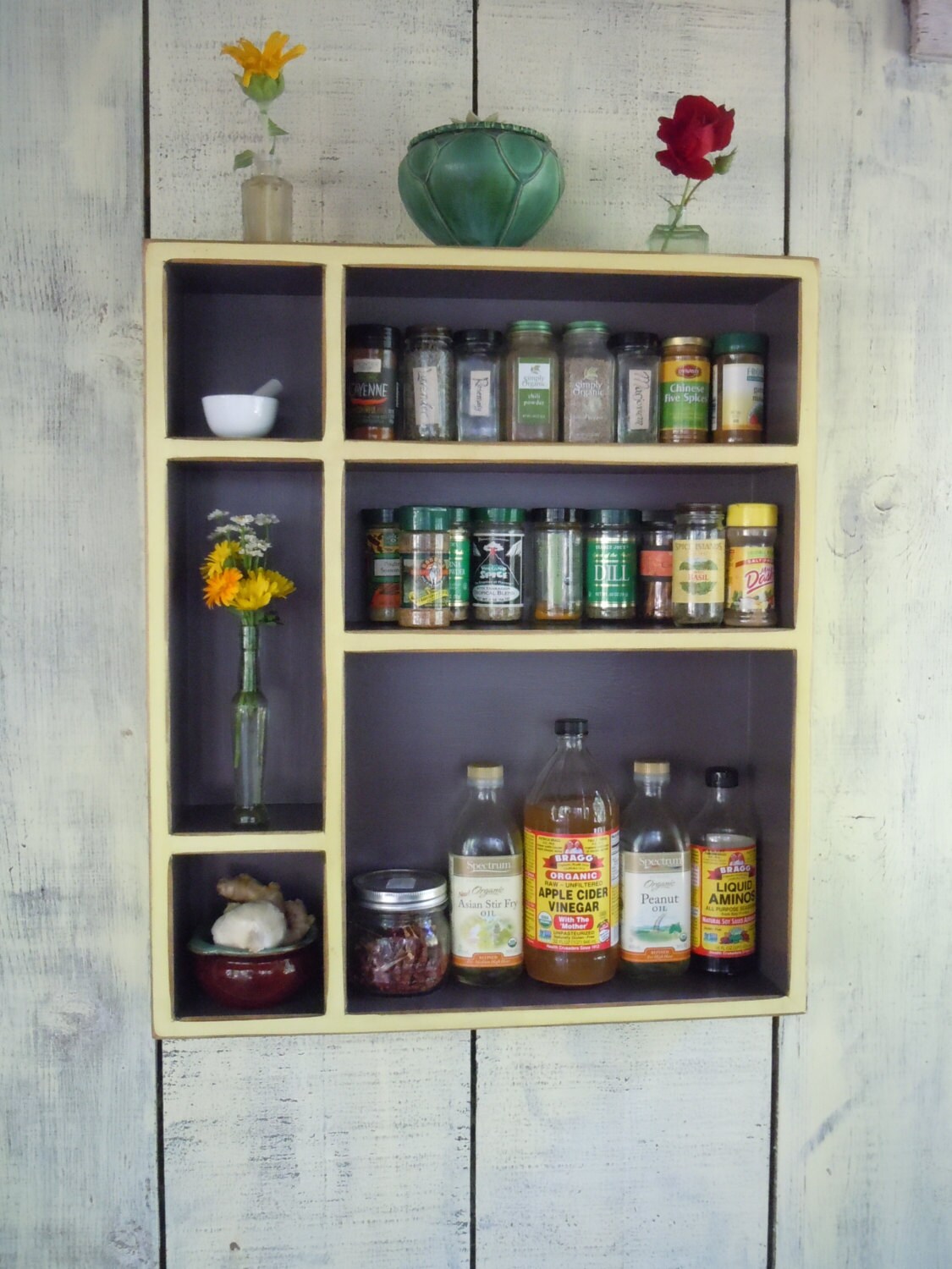 Kitchen Storage Cabinet-Rustic Wall Cabinet Handmade Rustic | Etsy