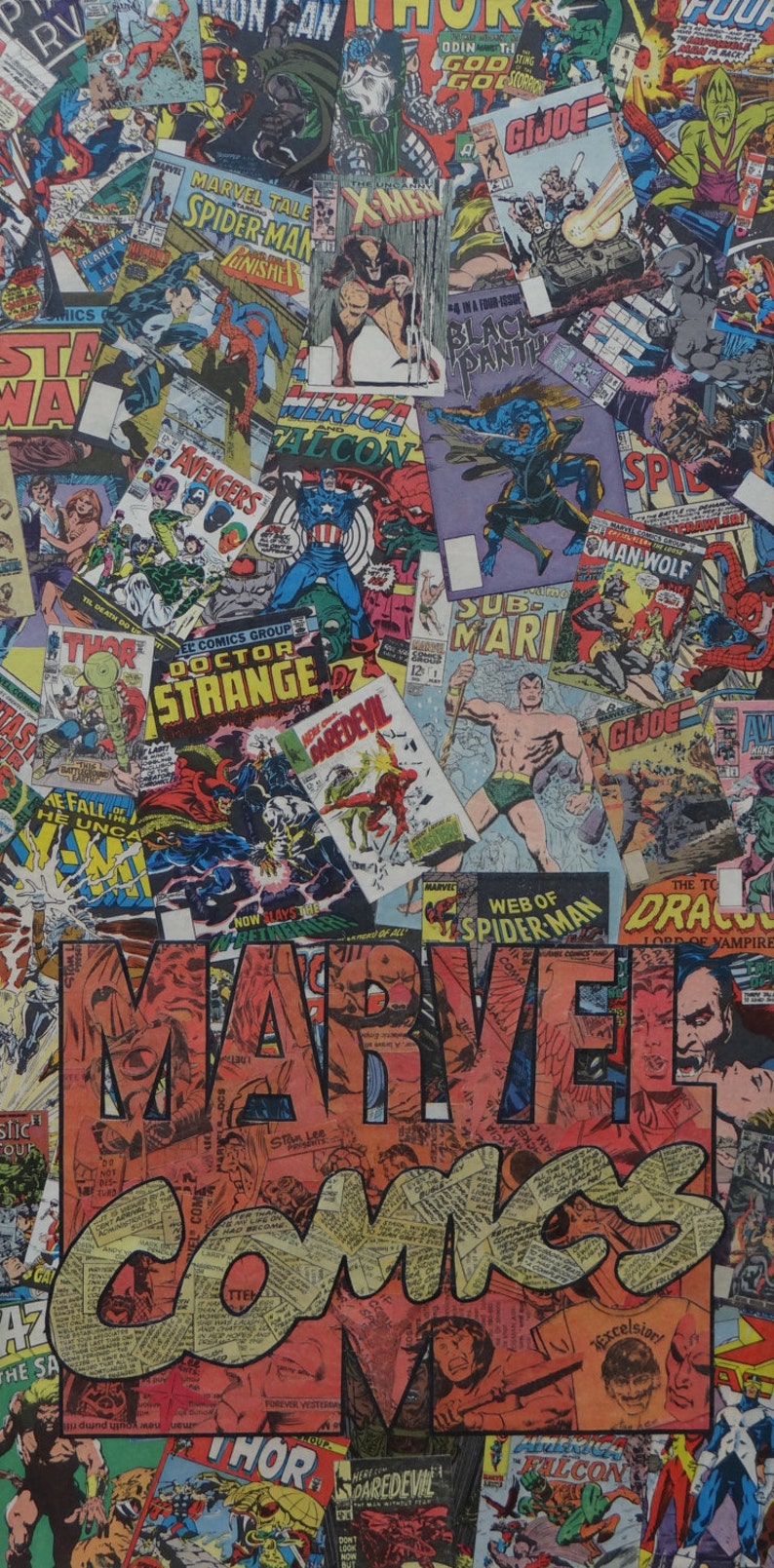 Marvel Comic Logo | Etsy