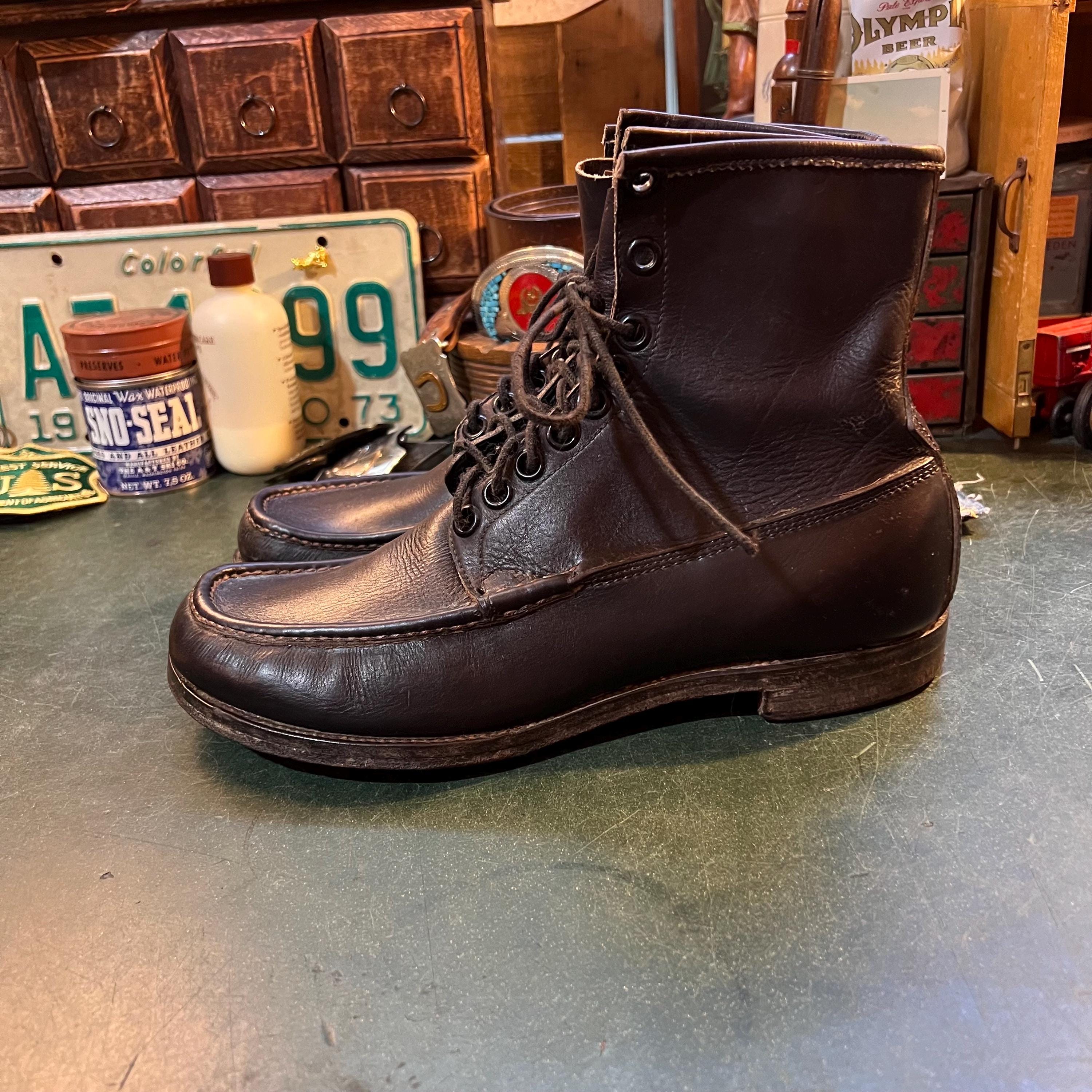 Russell Moccasin Bird Shooter Laramie Suede 7.5E OLD◇ラッセル