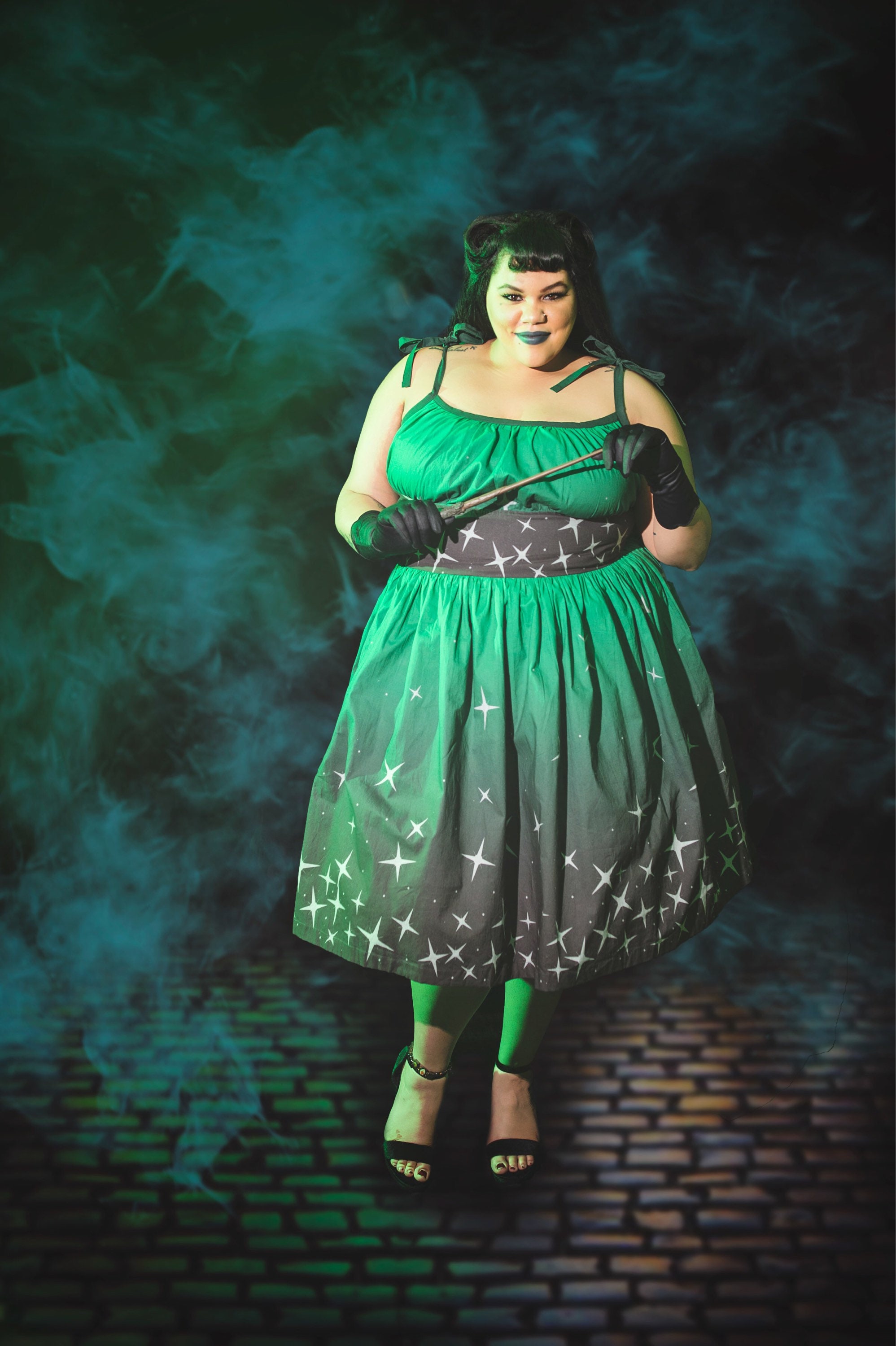 Emerald Twilight Quinn Dress Midnight Magick Collection Etsy