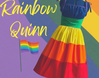 Rainbow Quinn Dress