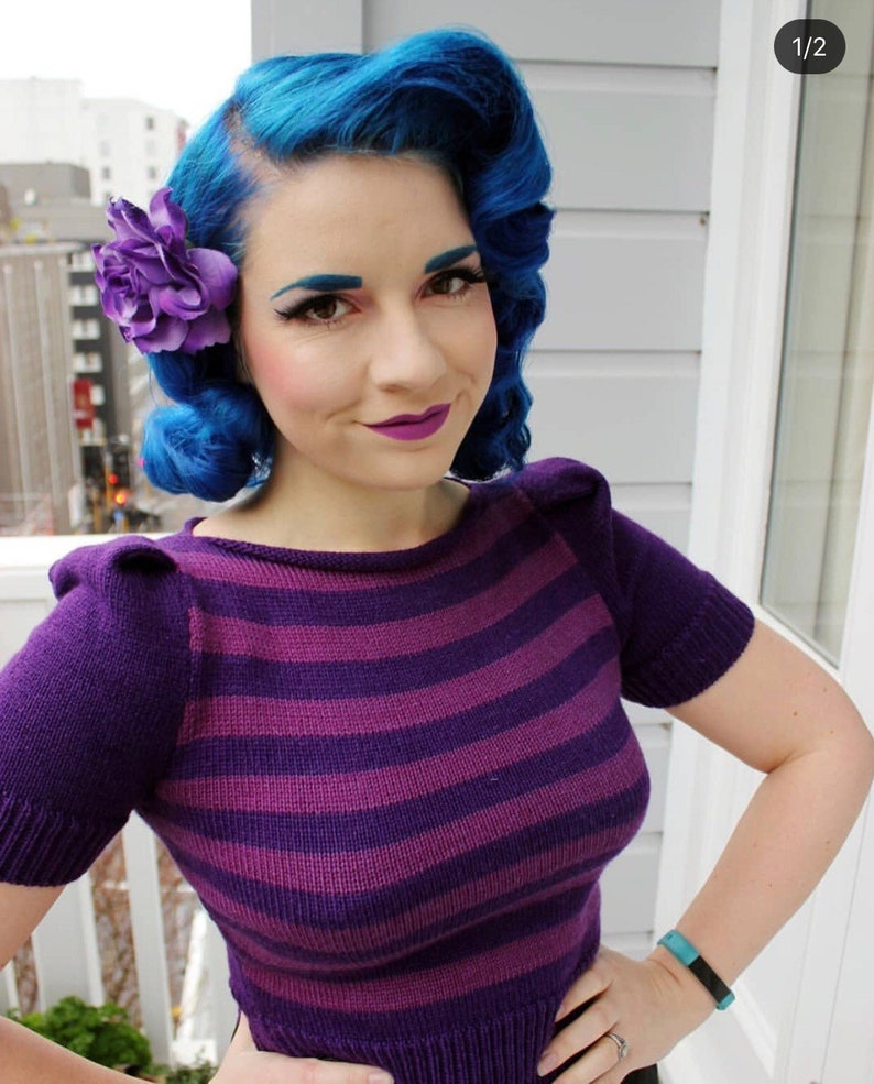 Cheshire Striped Sweater Etsy