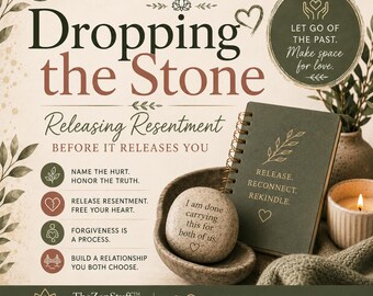 Dropping the Stone: Releasing Resentment Before It Releases You — Mending Us Series (Series 3 - Journal 4 of 5)