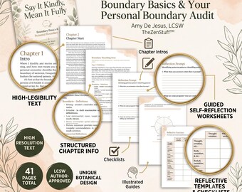 Say It Kindly, Mean It Fully: Boundary Scripts & The Art of the Loving No — The Sacred No Boundaries Series (Journal 3 of 6)