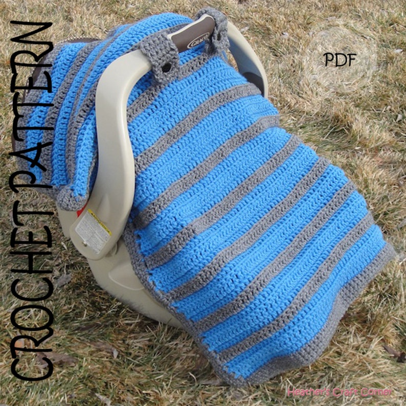 CROCHET PATTERN Simply Sweet Car Seat Canopy / Blanket Etsy