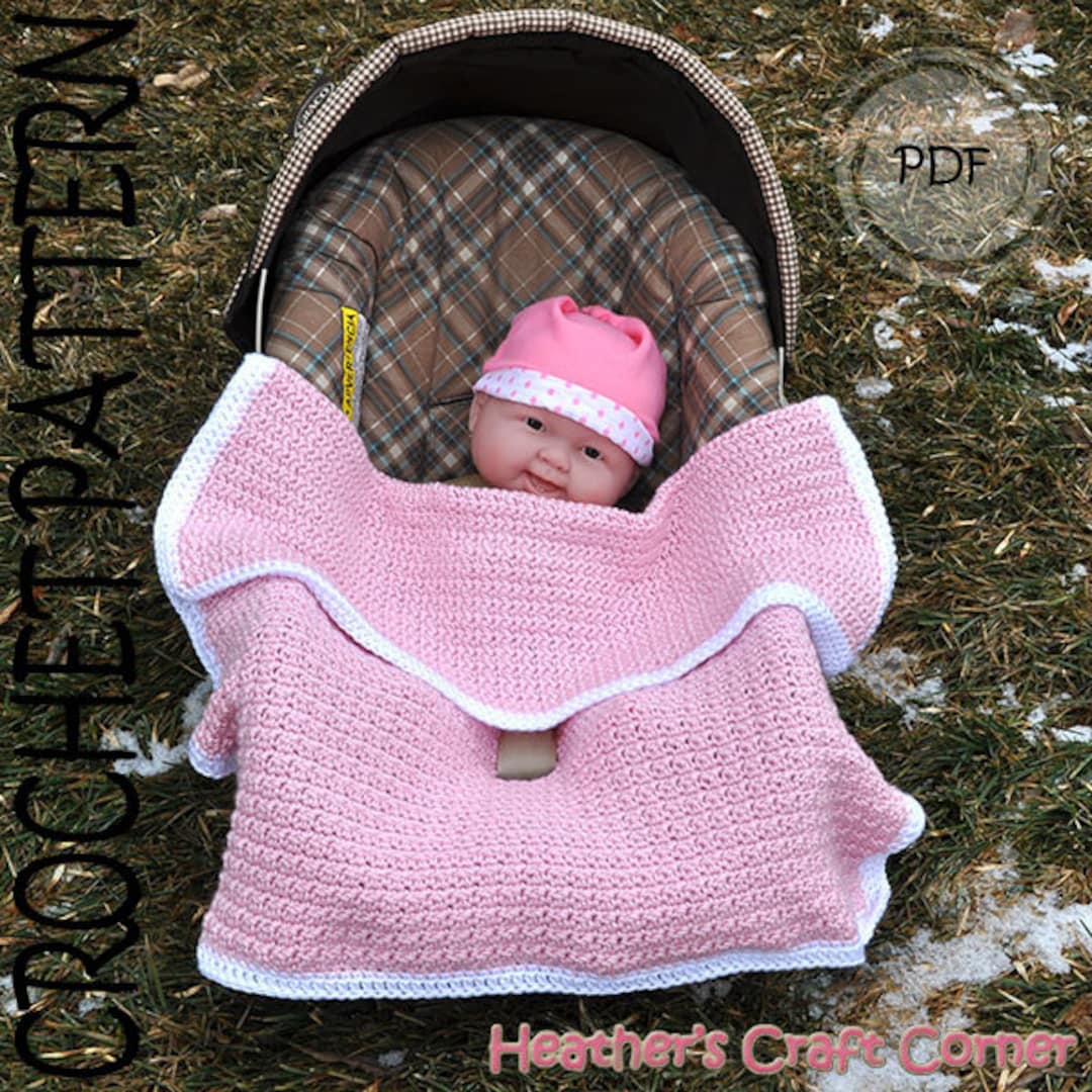 Car Seat Blanket Crochet Pattern