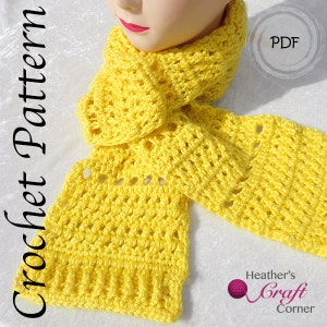 Crochet Pattern - Annalia Scarf