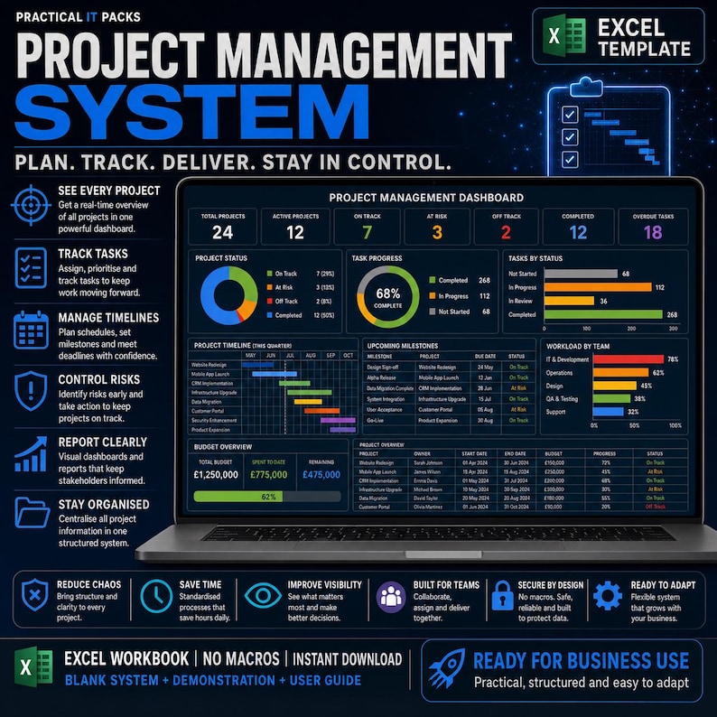 Project Management System listing preview