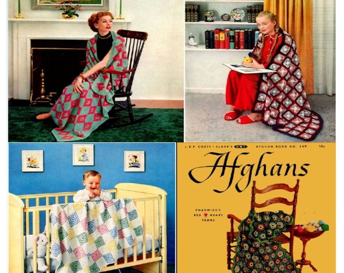 Afghan Patterns to Knit and Crochet in PDF