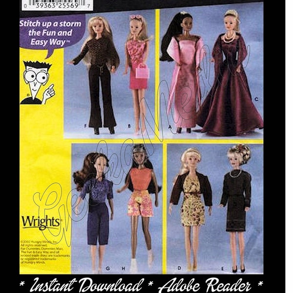 Curvy Barbie Pattern - Etsy