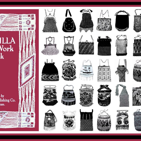 Learn How to Make Beaded Bags, Belts, Jewelry and Accessories with the Priscilla Bead Work Book in HD PDF
