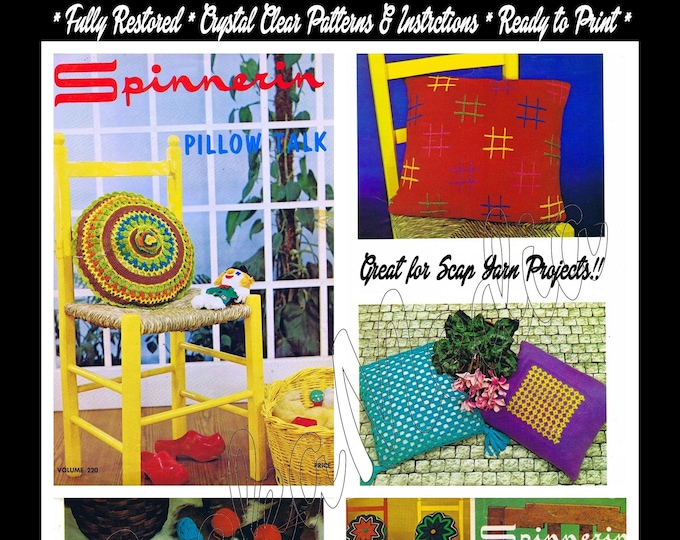 Pillow Patterns to Knit and Crochet in PDF
