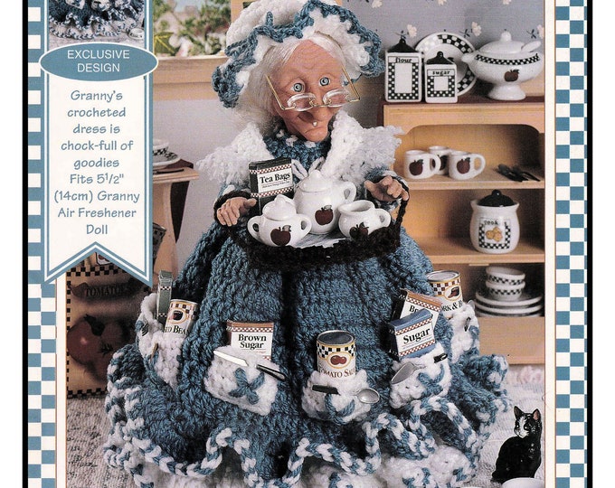 C12 Kitchen Granny Air Freshener Cover Crochet Pattern in HD PDF