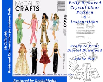 ken clothes patterns