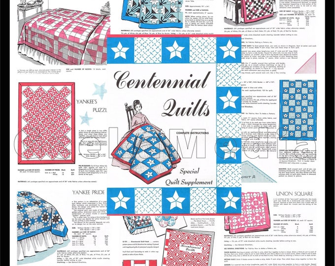 Patriot Quilt Design Pattern Book in PDF