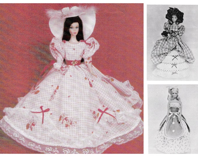 Southern Belle 11 inch Fashion Teen Doll Sewing Patterns For (Barbie, Tammy, Sindy, Francie, Babette, Wendy, Babs, Cher) PDF