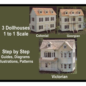 Victorian Barbie Doll House Woodworking Plan.