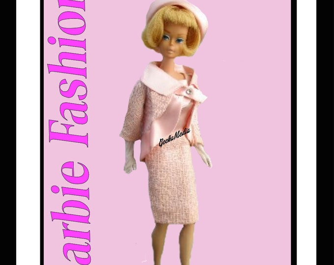 Barbie Fashion Luncheon #1656 Reproduction and Repair PDF Sewing Pattern Fits Fashion Size Teen Dolls (Tammy, Sindy, Cher) 1656