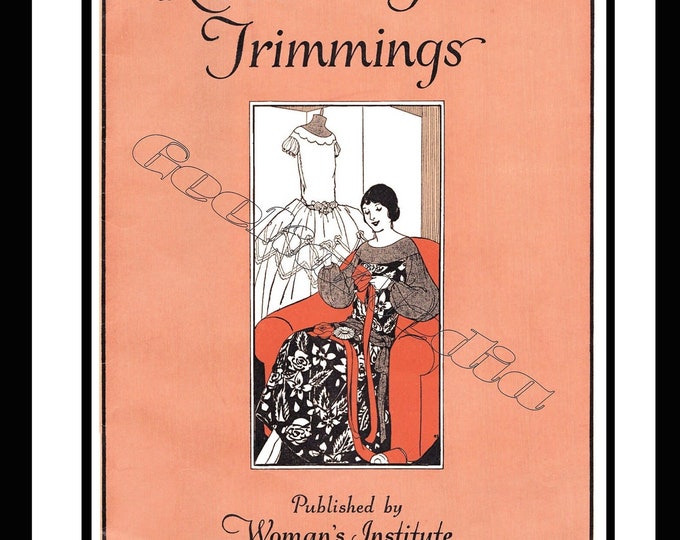 Ribbon and Fabric Trimmings, Embroidery and Decorative Stitches for Milliners and Dress Makers in PDF