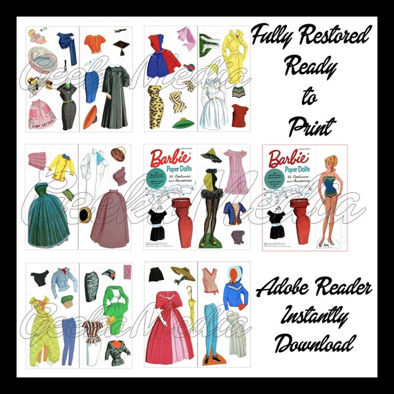 NEW HOUSE FOR YOUR DOLL IN THE ALBUM / PRINT AND PLAY clipart printable